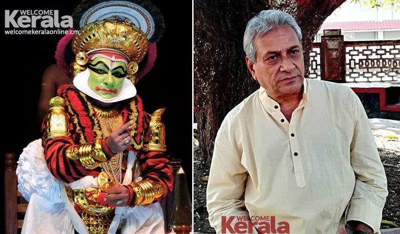 Padmashri Kalamandalam Sivan Namboodiri as Sriraman; Photo: Welcome Kerala Magazine