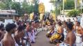 Kazchaseeveli with Panchavadyam and elephants at Elapully Radholsavam 